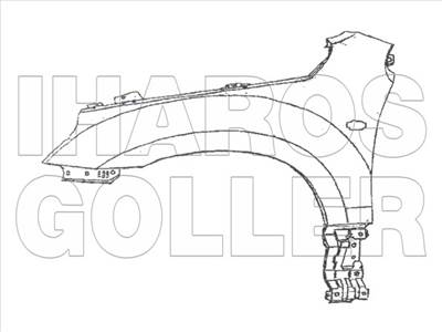 Suzuki Vitara/Grand 2005-2015 - Első sárvédő bal -13