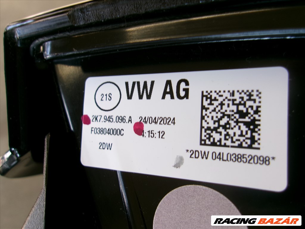 VOLKSWAGEN CADDY 2K7 FORD TRANSIT CONNECT TOURNEO CONNECT jobb hátsó lámpa 2K7945096A 7. kép