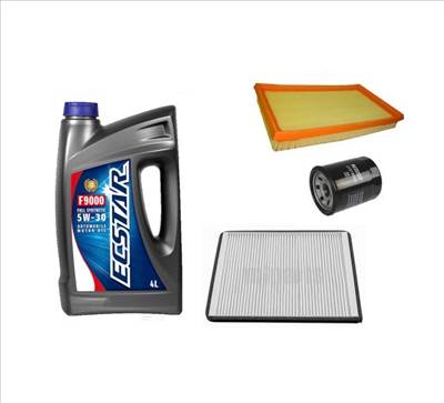 Suzuki Wagon R olajcsere szett 1.3 G13BB motorszám, levegőszűrő, olajszűrő, pollenszűrő, Suzuki gyár