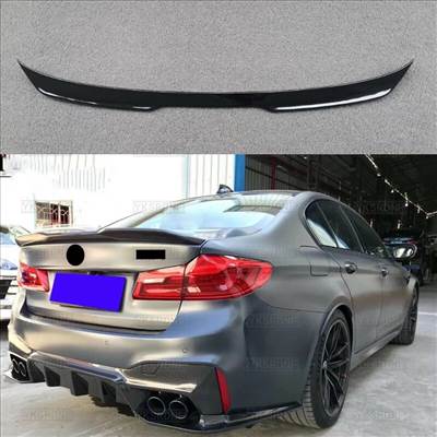 BMW G30 G38 F90 M4 style spoiler / csomagtér szárny, fényes fekete 2017-2023