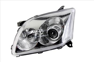 Toyota Avensis T250 2003.04.01-2006.07.31 utángyártott új bal első fényszóró H1/H7 (belülr. áll.) DEPO 8117005194