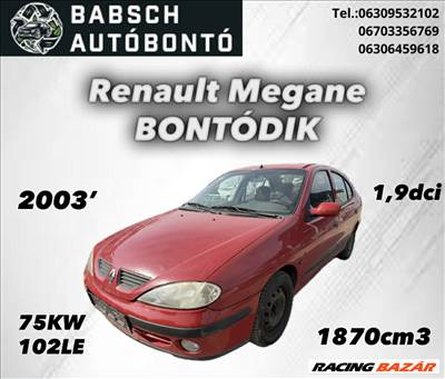Renault Mégane I Bontott Alkatrészei