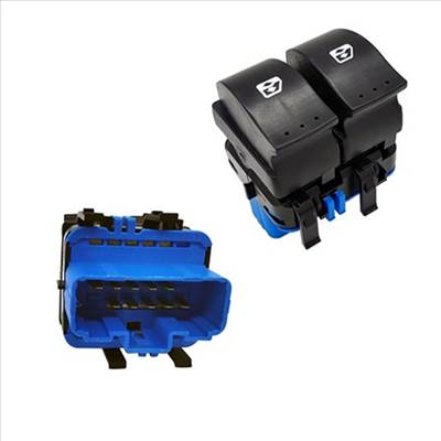 Renault Master III 2.3dci új utángyártott ablakemelő kapcsoló bal oldal dupla 2010-től