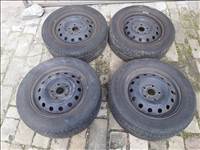  15" használt lemezfelni, rajta 205/60 használt nyári gumi gumi 