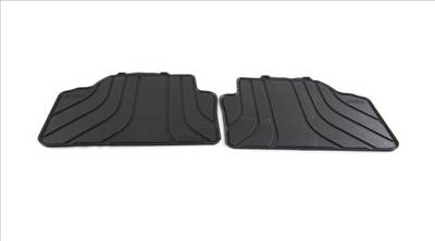 Gyári BMW E90 E91Allweather tépőzáras fekete hátsó gumiszőnyeg szett 51472336599