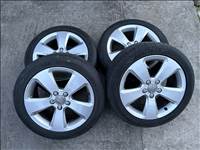 Audi gyári alufelni szett, A3 8V 17" nyári gumikkal 8V0601025BK 