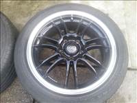 17" 5x114,3 Dotz újszerű alufelni, rajta 205/50ZR17 Maxxis nyári gumi 