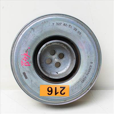 BMW 1er F20-F21, 2er F22-F23-G42, 3er F30-F31-F34 GT-G20 Sedan-G21 Touring-G28 Sedan, 4er F32-F33-F36 Gran Coupé-G22 Coupé-G23 Convertible-G26 Gran Coupé, 5er G30-G31 Touring, 6er G32 GT, 7er G11-G12, X3 G01-G08, X4 G02 főtengely szíjtárcsa