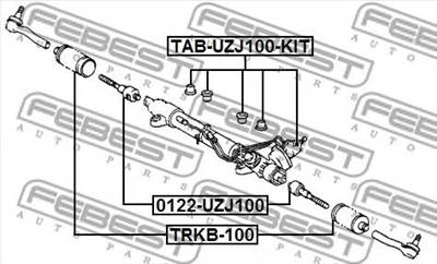 FEBEST TAB-UZJ100-KIT - kormánymű csapágy LEXUS TOYOTA TOYOTA (FAW)