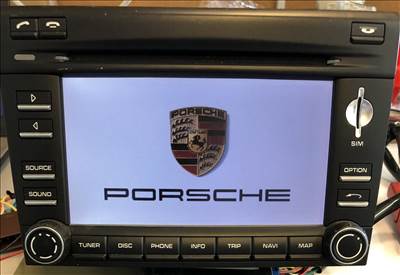 Porsche PCM 3 CD rádió Navi gyári fejegység
