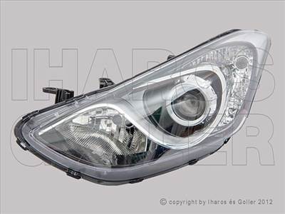 Hyundai I30 2012-2015 - Fényszóró 2H7 bal króm házas (motorral) DEPO