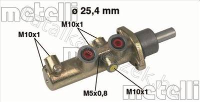 POMPA HAM. FIAT DUCATO 02- - JUMPER, DUCATO, BOXER - 05-0446, 05-0446MET -  - METELLI Egyéb 05-0446MET