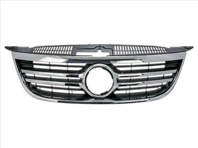 Volkswagen Tiguan 2007.11-2011.06.30  utángyártott új hűtődíszrács fekete-króm 5n0853651c2zz