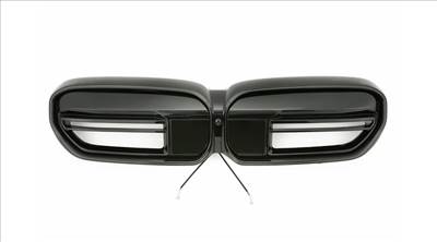 BMW G30 G31 LCI 2020-2023 lakkozott fekete G90 M5 stílusú LED megvilágítású vese