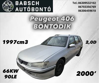 Peugeot 406 bontott alkatrészei