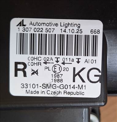 Honda Civic fényszóró betét