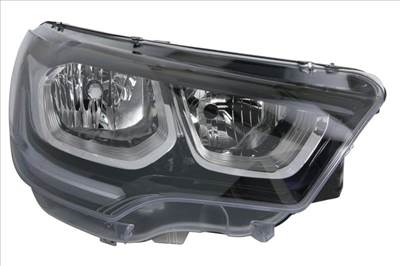 Citroen C4 II 2015.01.01-2018.05.31 utángyártott új jobb első fényszóró 2H7/LED fekete h. (motorral) DEPO 9808623780