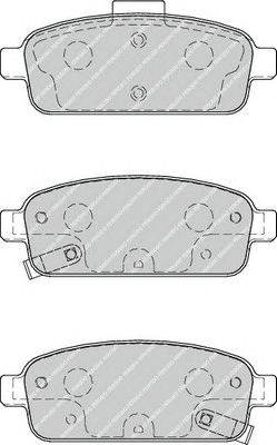 FERODO FDB4265 - fékbetét CHEVROLET OPEL VAUXHALL