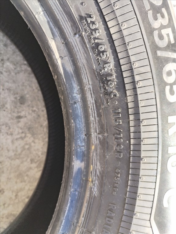 235 65 16 c continental 235/65 R 16 C nyári gumi 2 db kisteher 2022.15.hét 4. kép