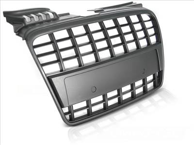 Audi A4 (B6/B7) B6/B7 AUDI A4 (B7) S-LINE Style 04-08 Matt Fekete hűtőrács  grau70