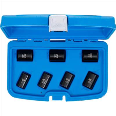 Spirálbites dugókulcskészlet - csavarkiszedő 17-26mm 7 darabos