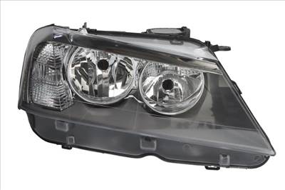 BMW X3 (F25) 2010.12.01-2018.08.31 utángyártott új jobb első fényszóró H7/H7 (motorral) DEPO 63127217288