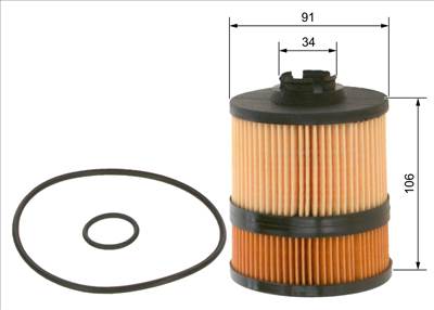 olajszűrő BOSCH 1 457 429 302 for OPEL, SAAB, GMC, ISUZU, …