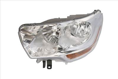 Citroen C4 II 2010.10.01-2014.12.01 utángyártott új bal első fényszóró H1/H7 nappali f. (motorral) DEPO 6208s1
