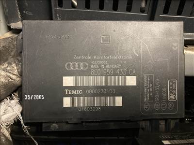 Audi A4 (B6/B7) Comfort komfort modul elektronika vezérlő  8e0959433bc 8e0959433bq 8e0959433ca