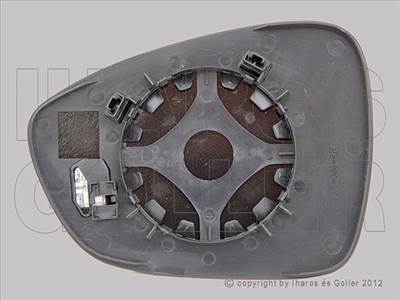 Citroen DS5 2011-2015 - Tükörlap cserélhető jobb, domború, fűthető