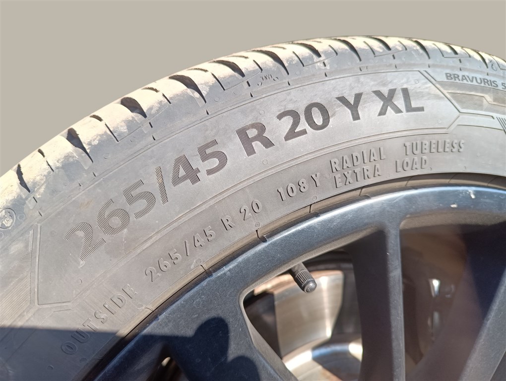  265/45 20" újszerű Barum nyári gumi gumi 3. kép