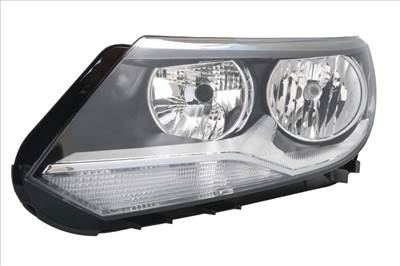 Volkswagen Tiguan 2011.07.01-2015.12.01 utángyártott új bal első fényszóró H7/H15 (motorral) TYC 5n1941029
