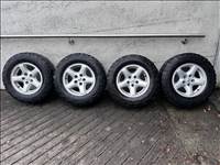 Jeep Cherokee XJ/ZJ, Wrangler YJ/TJ gyári 7x15 alufelni szett eladó 5x114.3