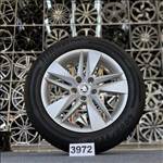 Skoda 17 gyári alufelni felni, 5x112, 215/55 nyári gumi, Superb (3972)