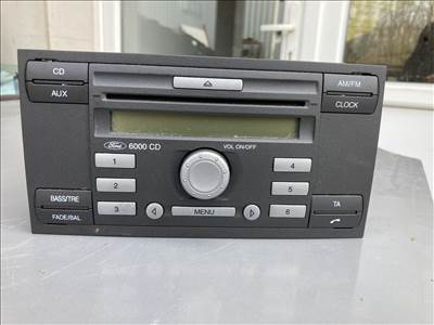 Ford CD 6000 rádió fejegység  6s6118c815ah