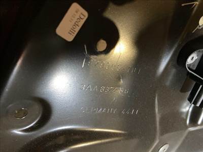 Volkswagen Passat B7 Jobb első Ablakemelő Szerkezet 3831 3aa837756