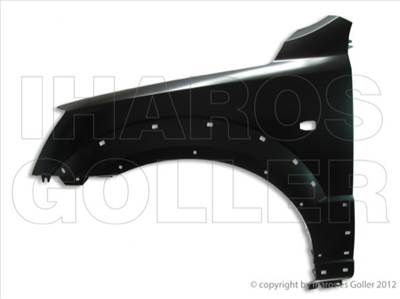 Kia Sorento 2002-2009 - Első sárvédő bal, oldalvillogós (díszléclyukkal)