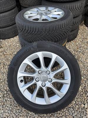  Audi A3 16 coll kerék szett gyári alufelni 205/55R16 dot25 4 évszakos gumi 8V 8P 8Y 
