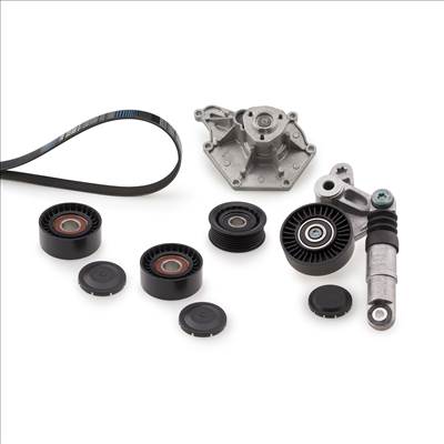 GATES KP66PK2500 - Vízszivattyú + bordásszíj készlet AUDI VW