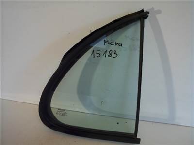 Nissan Micra (K12) jobb hátsó ajtó üveg fix
