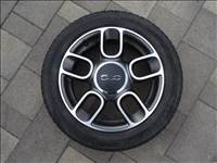Fiat 500 gyári 15" 4x98 ET35 alufelni 185/55R15 nyárigumi 5mm