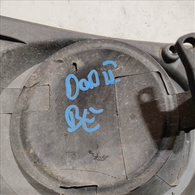 Fiat Doblo II. bal első ködlámpa keret takaró+díszrács, a képen látható sérüléssel