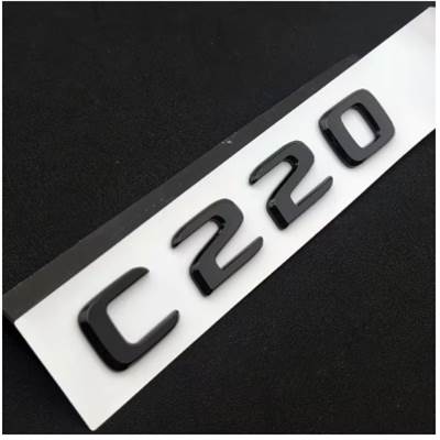 Mercedes C-osztály, Mercedes E-osztály, Mercedes GLC-osztály Felirat C220 fekete a2058170215