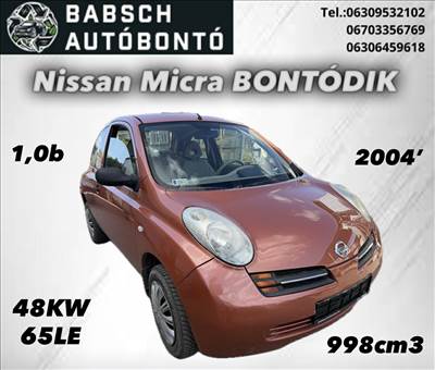 Nissan Micra (K12) Bontott Alkatrészei
