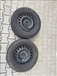  5x115 16" használt (gyári felni) lemezfelni, rajta 205/60 használt Continental téli gumi