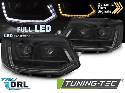 Volkswagen Transporter T5 VW T5 (2010-2015) FULL LED T6 LOOK BLACK Tuning-Te