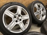 17 colos gyári Peugeot alufelni 4x108 nyári gumi 17 col