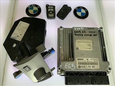 BMW 7-es E65/E66 motorvezérlő  730d Komplett Indítószett (DDE + CAS + Kulcs) – 218LE 7792985 7792925