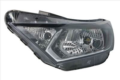 Hyundai I20 2020- utángyártott új bal első fényszóró H19/PY21W (motorral) DEPO 92101q0000