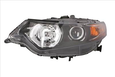 Honda Accord 2008.07.01-2015.06.01 utángyártott új bal első fényszóró H1/HB3 sárga vill. (motoros) DEPO 33150tl0g01